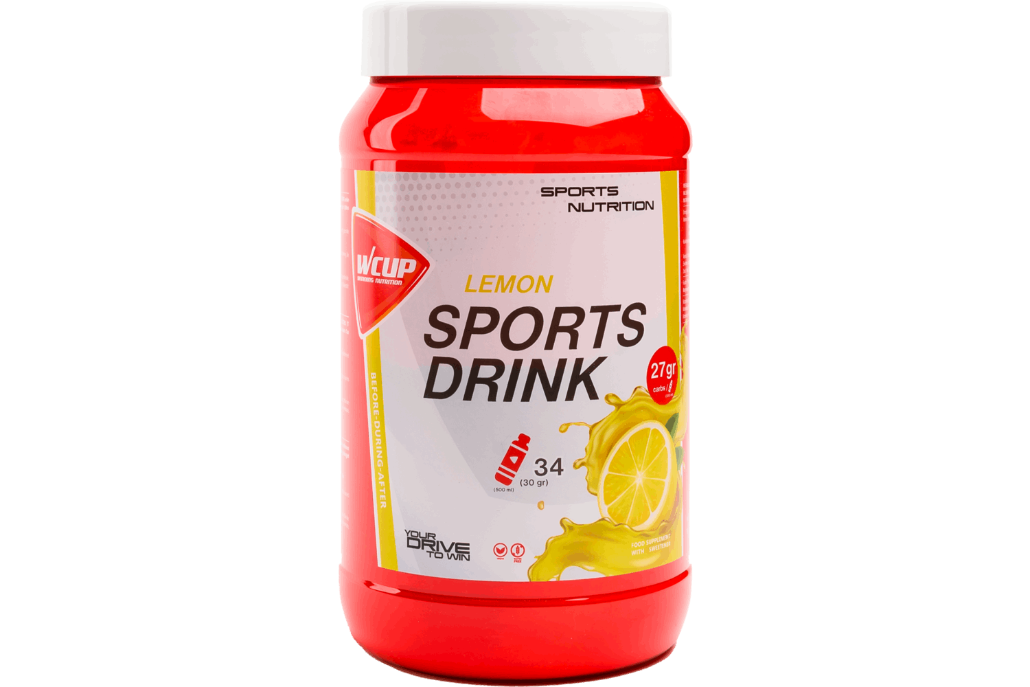 Wcup - Sports Drink Lemon 1020 Gram